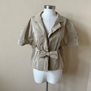 Thread Social bow belt short sleeve jacket 505